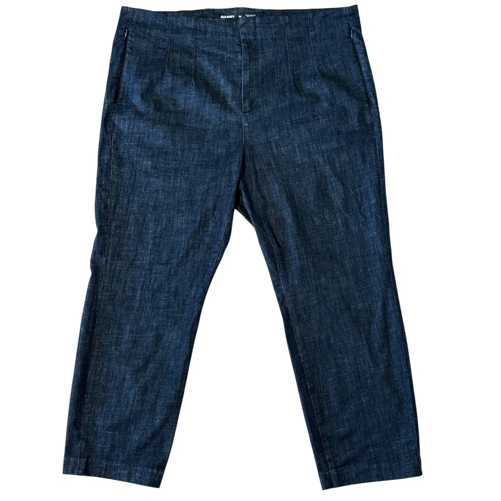 Old Navy Womens Jeans‎  Extra High Rise Polished Pixie Skinny Dark Wash Size 20